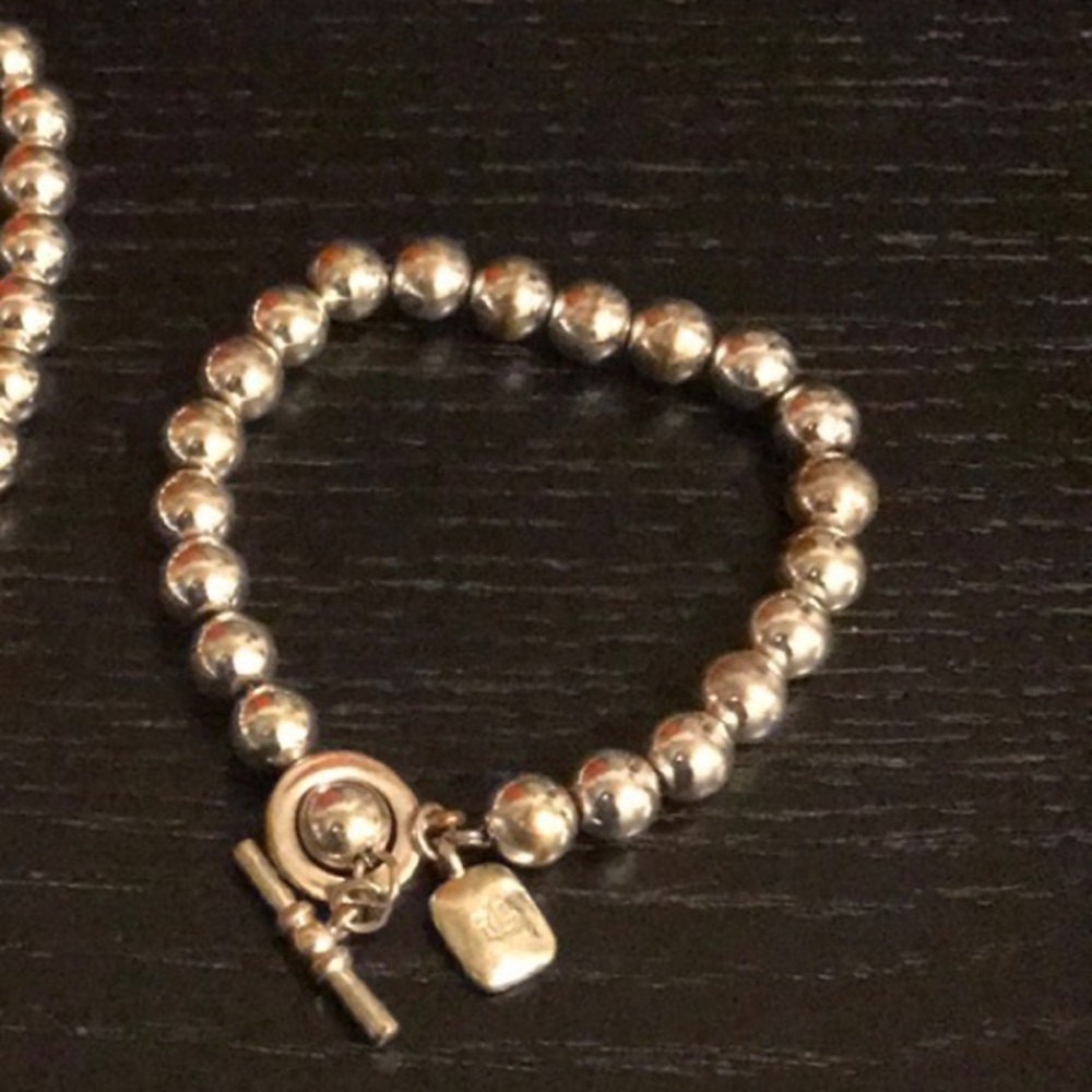 Ralph Lauren silver pearl statement bracelet only